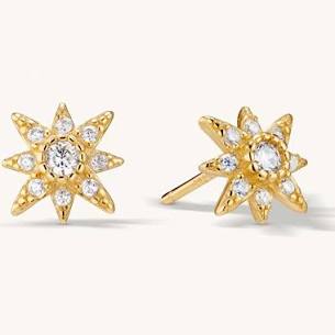 North Star Stud Earring