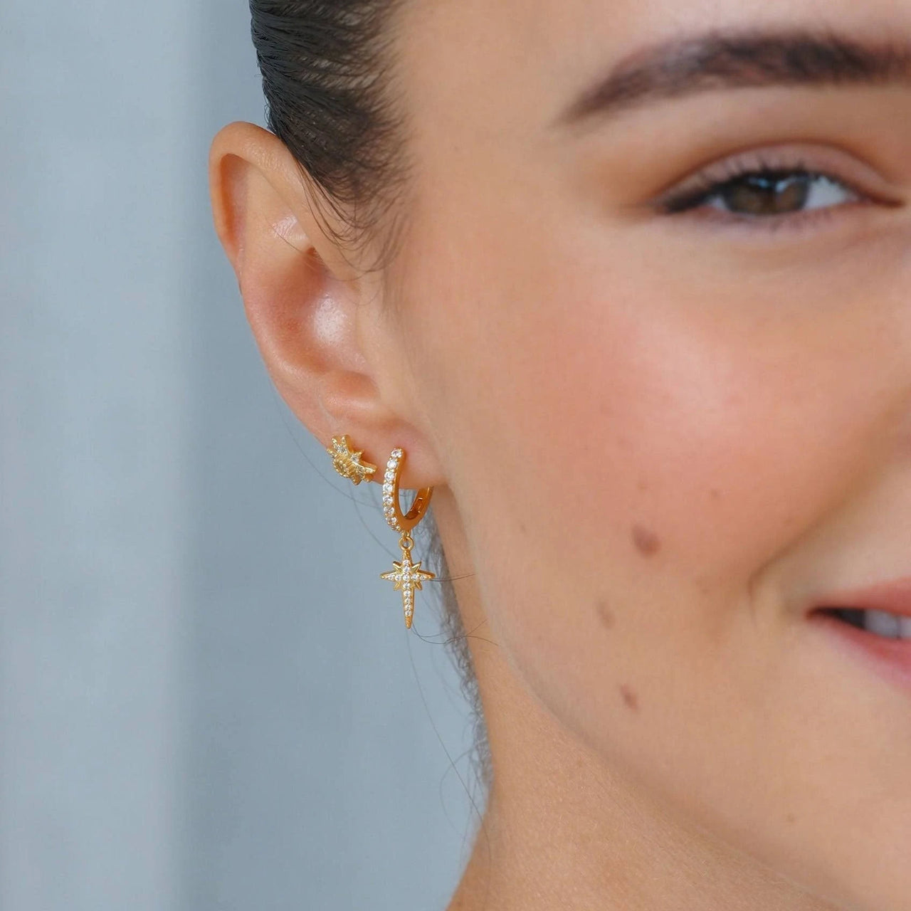 North Star Stud Earring