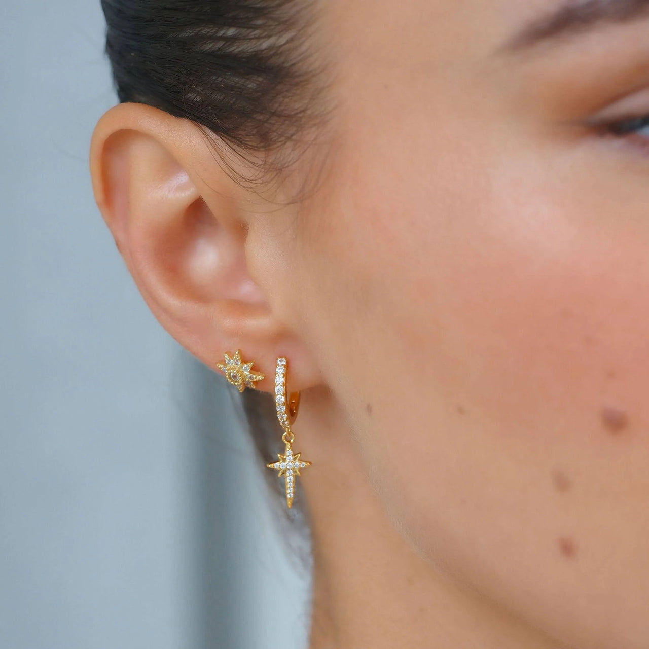 North Star Stud Earring