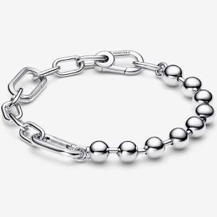 Pandora ME Metal Bead & Link Chain Bracelet