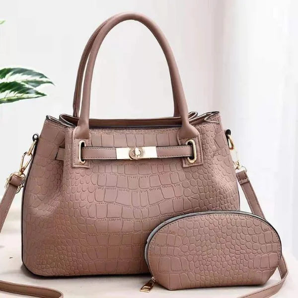 ladiesgenuineleatherhandbagbiege