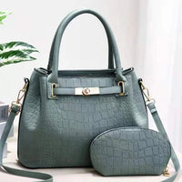 Thumbnail for ladiesgenuineleatherhandbaggreen