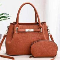 Thumbnail for ladiesgenuineleatherhandbagorange