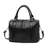 Thumbnail for ladiesleathershoulderbagblack