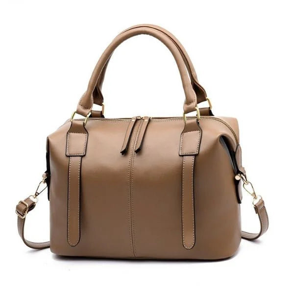 ladiesleathershoulderbagligthbrown