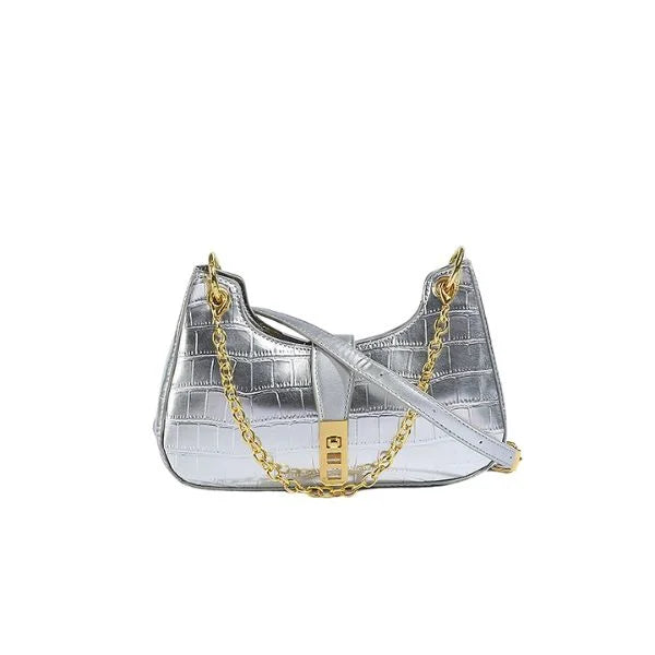 smallsquareshoulderbagsilver