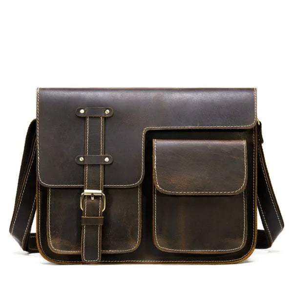 vintageleathermessengerbagdarkbrown